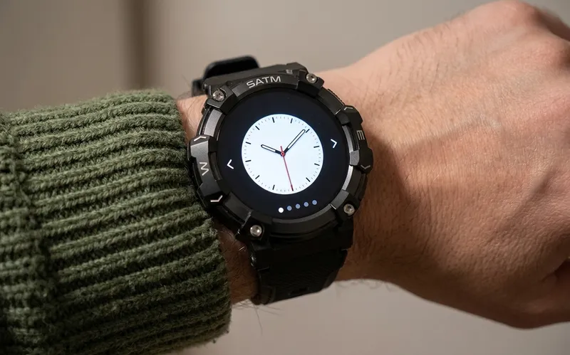 Changing the watch face on Vantrek X1