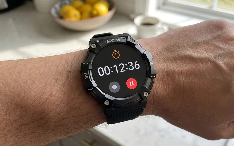 Using the alarm and timer on Vantrek X1